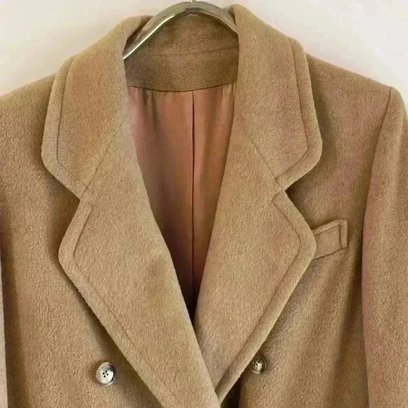 Regency Camel Hair Dbl breasted 6Buttons, Cuffed Sleeves Excellent Condition sz8 - Picture 4 of 14